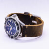 Leather strap brown 22mm - Image 2