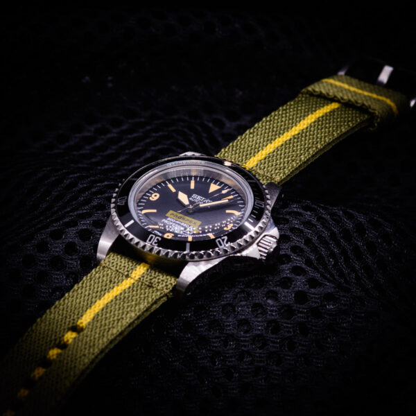 Watch strap Green/Yellow 22mm - Image 2