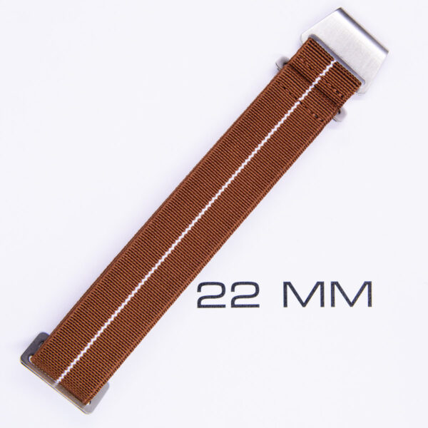 Paranato strap brown/white 22mm
