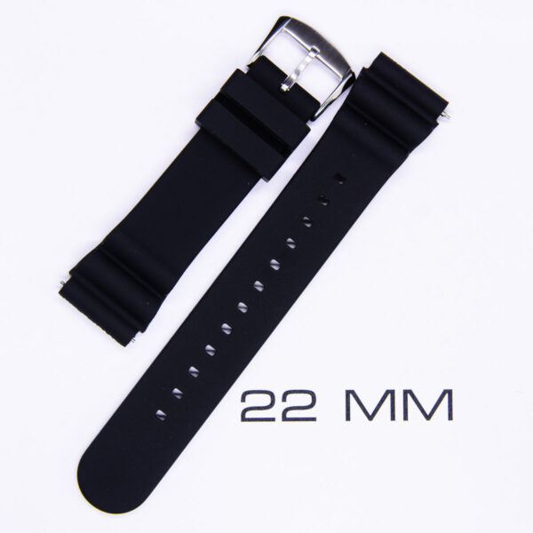 Classic Black Diver Strap 22mm
