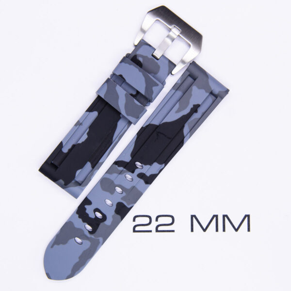 Camo strap 3 Tones of Grey 22mm