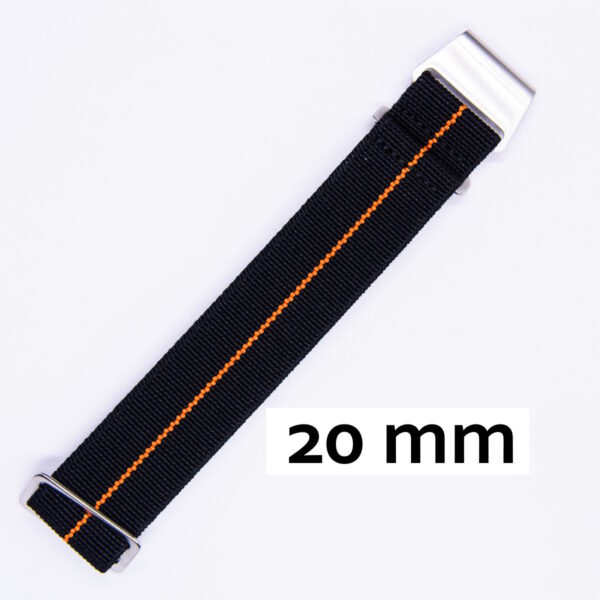 Paranato strap black/orange 20mm