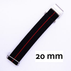 Paranato strap black/red 20mm
