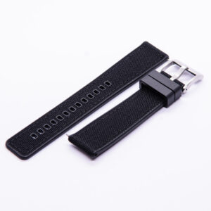 FKM/sailcloth Strap Black 20mm