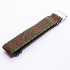 Paranato strap Olive green/red 22mm