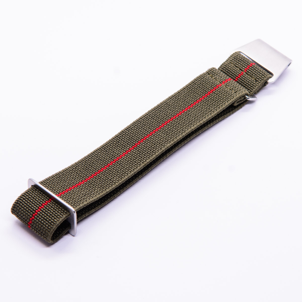 Paranato strap Olive green/red 20mm