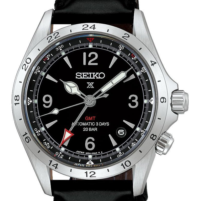 Seiko Prospex Black Alpinist GMT SPB379