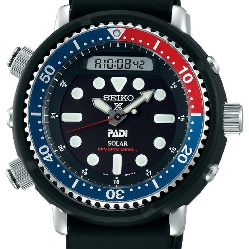 Seiko Prospex PADI Solar Arnie SNJ027 SBEQ003